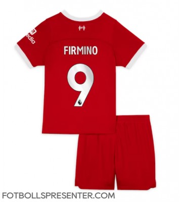 Liverpool Roberto Firmino #9 Hemmatröja Barn 2023-24 Kortärmad (+ korta byxor)